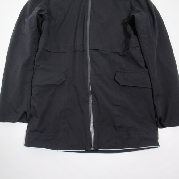 Lululemon Ivivva Brave The Rain Jacket Black Size 14 Hoodie Full Zip - Picture 3 of 12